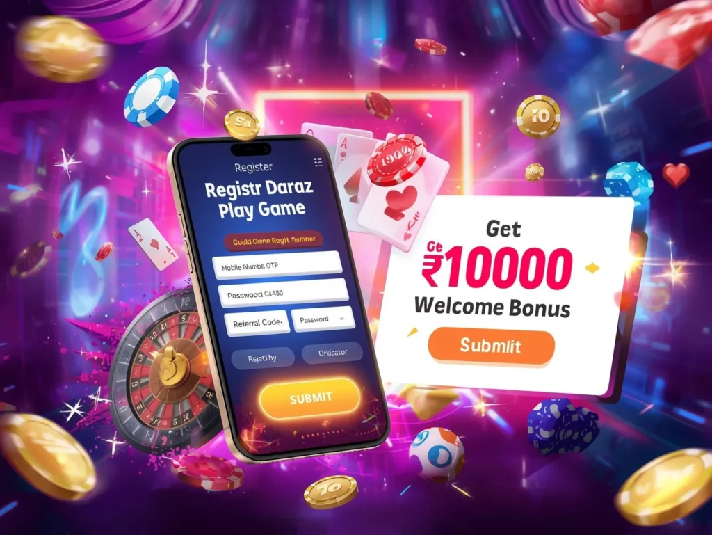 DarazPlay Game 24/7 Register